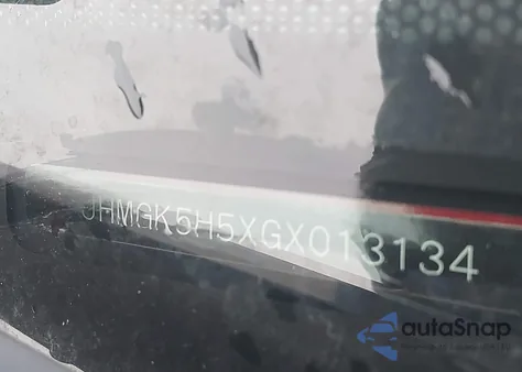 2016 Honda Fit Lx z USA, uszkodzony, nr VIN JHMGK5H5XGX013134